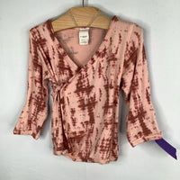 Size 6-9m: Kate Quinn Pink/Purple Tie-Dye Side-Tie Long Sleeve Shirt