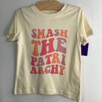 Size 3: Rabbit Skins Yellow/Purple/Orange 'Smash the Patriarchy' T-Shirt