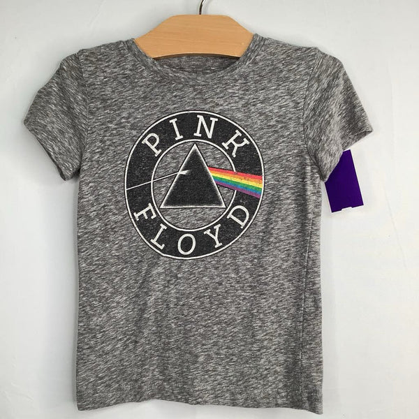 Size 2: Pink Floyd Grey/Rainbow Logo T-Shirt