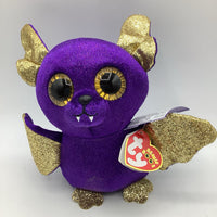 TY Beanie Babies Purple Count the Bat Plush