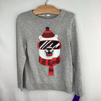 Size 4-6: H&M Grey/White/Red Polar Bear Sweater