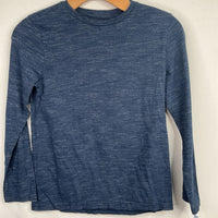 Size 8-10: Urban Pipeline Navy Heathered Long Sleeve Shirt