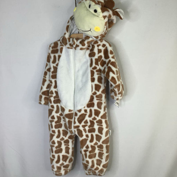Size 3-12m: Brown/White Giraffe Costume