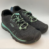 Size 2Y: Keen Dark Grey/Blue Toggle Hiking Shoes REDUCED