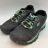 Size 2Y: Keen Dark Grey/Blue Toggle Hiking Shoes REDUCED