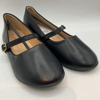 Size 2Y: Nora Utopia Black Adjustable Strap Shoes