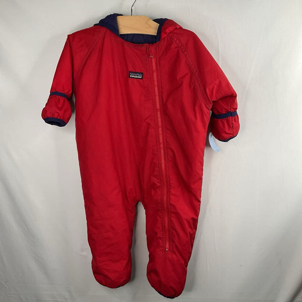 Size 16-20lb: Patagonia Red/Navy Trim Poly Fill Snow Suit