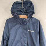 Size 6-7: Columbia Navy Omni Tech Lined Rain Coat