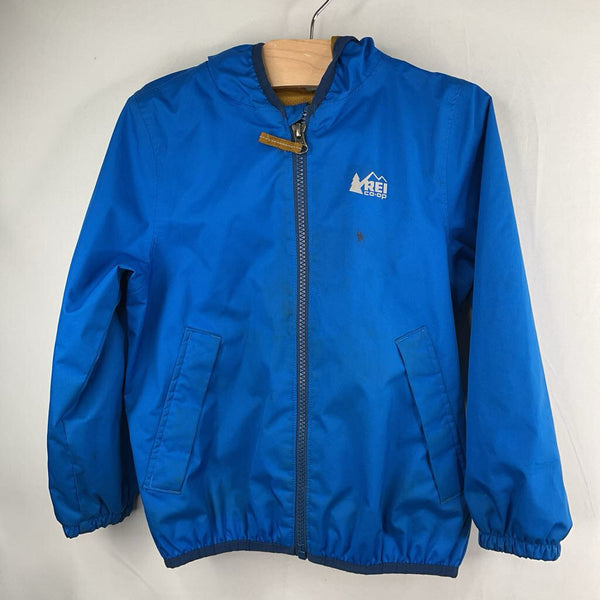 Size 4-5: REI Blue Mesh Lined Rain Coat