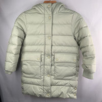 Size 6-7: Crewcuts Light Green Poly Fill Puffer Parka