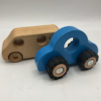 2pc Wooden Cars