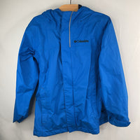 Size 6-7: Columbia Blue Mesh Lined Rain Coat