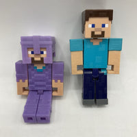 2pc Minecraft Figurines