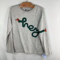 Size 6-7: Tucker + Tate Grey/Green Hey Dog Long Sleeve Shirt