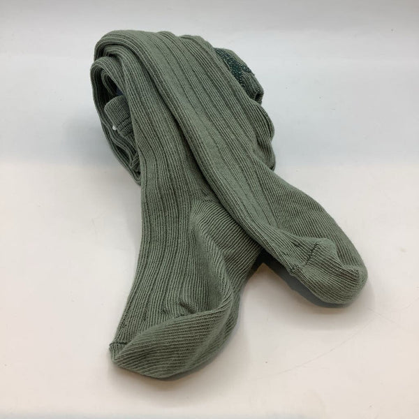 Size 18-24m: Play Up Green Ribbed Tights
