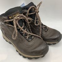 Size 3Y: Columbia Brown/Black Lace-Up Hiking Boots