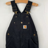 Size 6: Carhartt Black Quilted Overalls