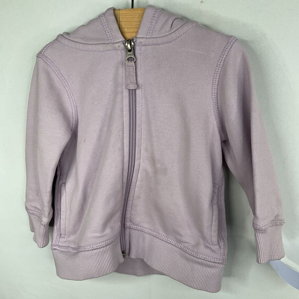 Size 12-18m (75): Hanna Andersson Purple Zip-Up Hoodie