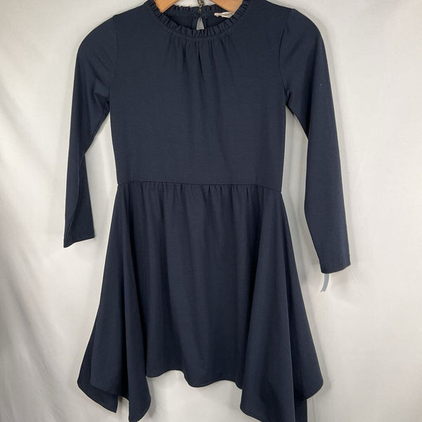 Size 7: Crewcuts Navy Long Sleeve Dress
