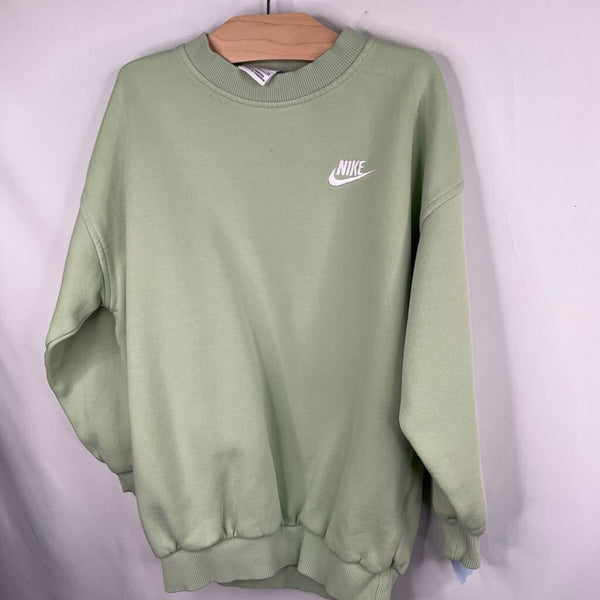 Size 10: Nike Light Green Pull Over Sweatshirt