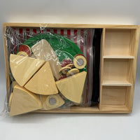 Melissa & Doug Pizza Party Wooden Play Food Set