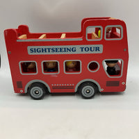 Brybelly Wooden Wheels Double Decker Tour Bus