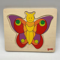 GoKi 4 Layer Wooden Butterfly Puzzle