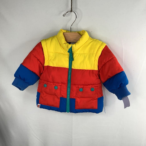 Size 6-9m: LEGO Primary Color Blocked Poly Fill Puffer Coat