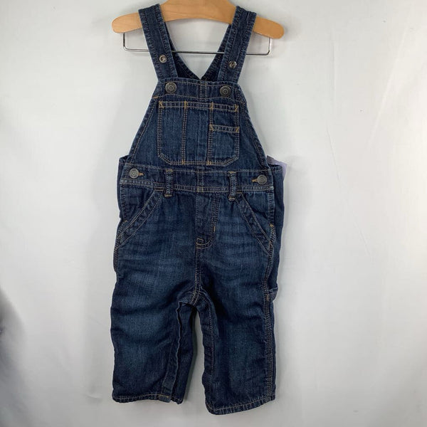 Size 12-18m: Gap Blue Denim Overalls