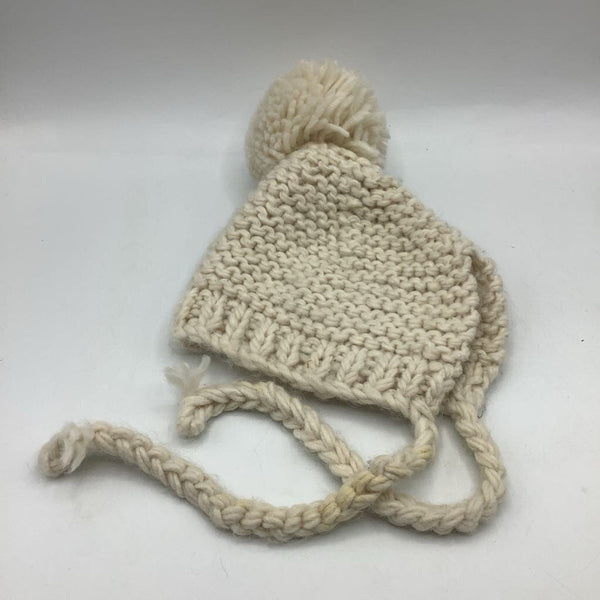 White Puff Ball Beanie