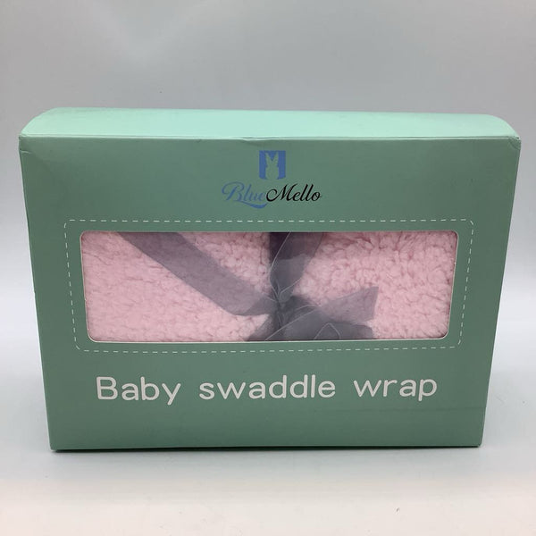 Size NB: Bluemello Pink Baby Swaddle Blanket