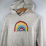 Size 10-12: Vans Grey/Rainbows Pullover Hoodie