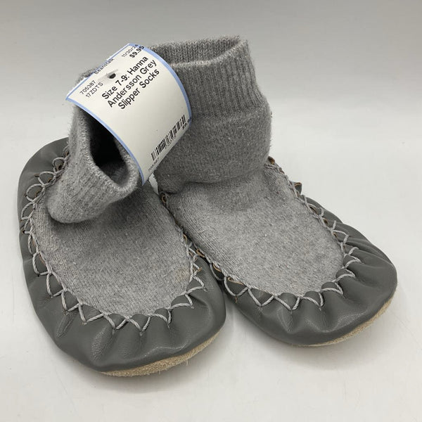 Size 7-9: Hanna Andersson Grey Slipper Socks