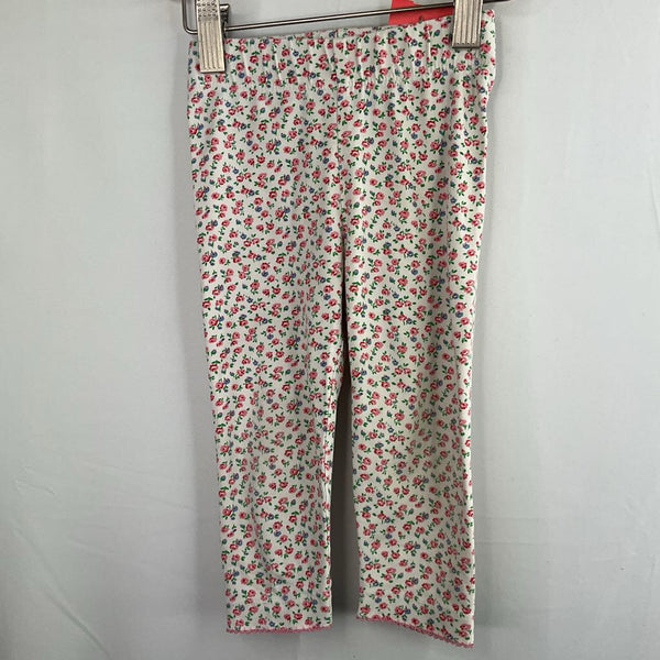 Size 12-18m: Boden White/Pink/Blue Floral Leggings