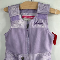 Size 3: Snozu Purple/White Snow Bib REDUCED