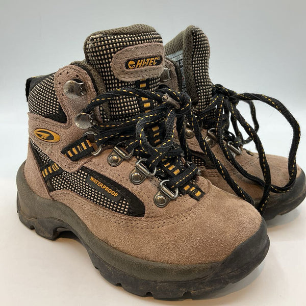 Size 10: Hi-Tec Brown/Black Lace-Up Hiking Boots