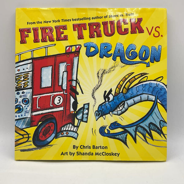 Fire Truck vs Dragon (hardcover)