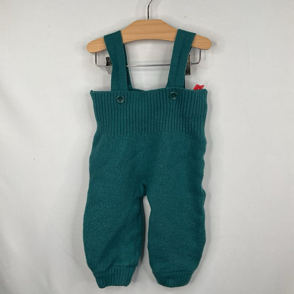 Size 6-12m: Disana Green Virgin Wool Overalls