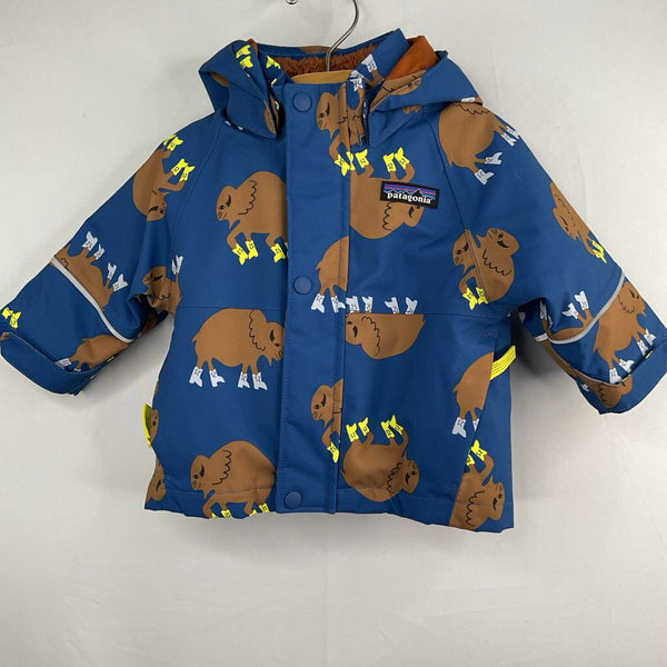 Size 3-6m: Patagonia Blue/Brown Buffalo All Seasons 3-in-1 Coat