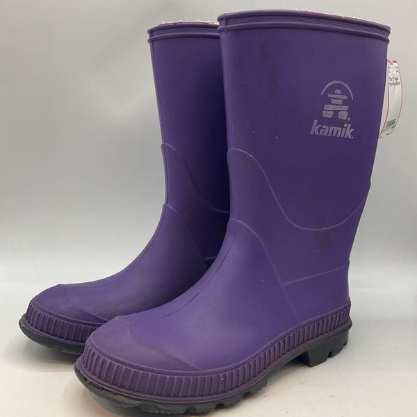 Size 1Y: Kamik Purple Rain Boots