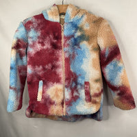 Size 7: Tucker + Tate Colorful Fleece Hooded Zip-Up Coat