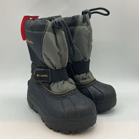 Size 11: Columbia Black/Grey Velcro/Toggle Snow Boots NEW