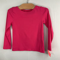 Size 2-4: H&M Hot Pink Long Sleeve Shirt