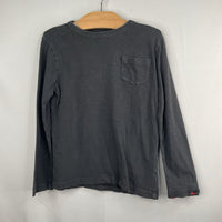 Size 4-5: Crewcuts Dark Grey Long Sleeve Shirt