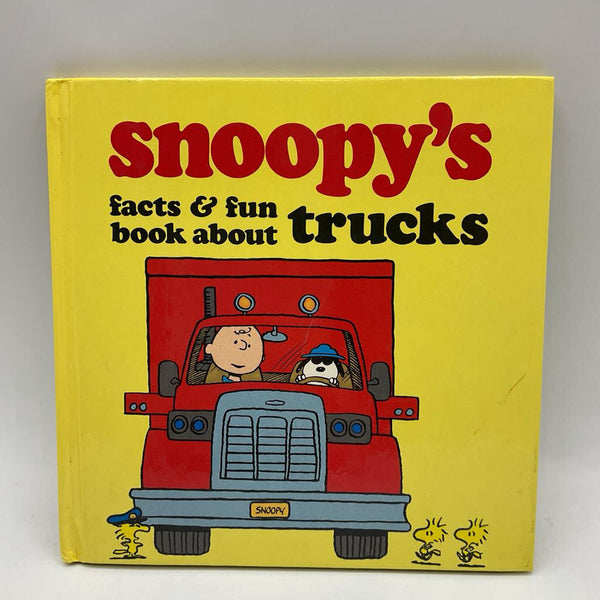 Snoopy's Facts & Fun Book About Trucks (hardcover)