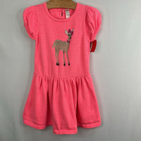 Size 3: Cherokee Hot Pink/Brown Doe Sweater Dress