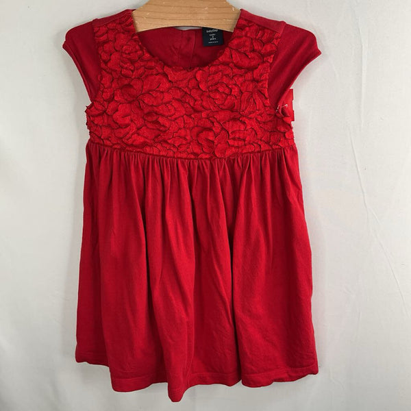 Size 3: Gap Red Floral Fancy Dress