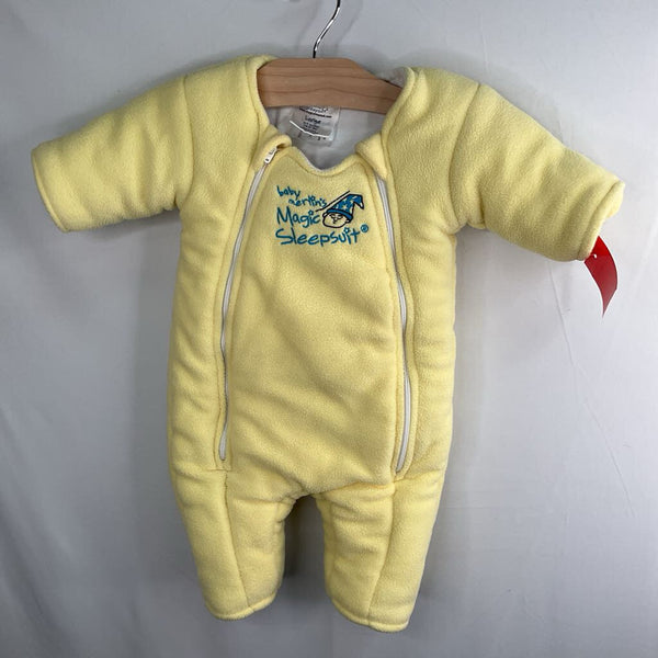 Size 6-9m: Baby Merlin's Yellow Magic Sleepsuit