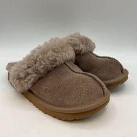 Size 12: Ugg Grey Wool Lined Slippers