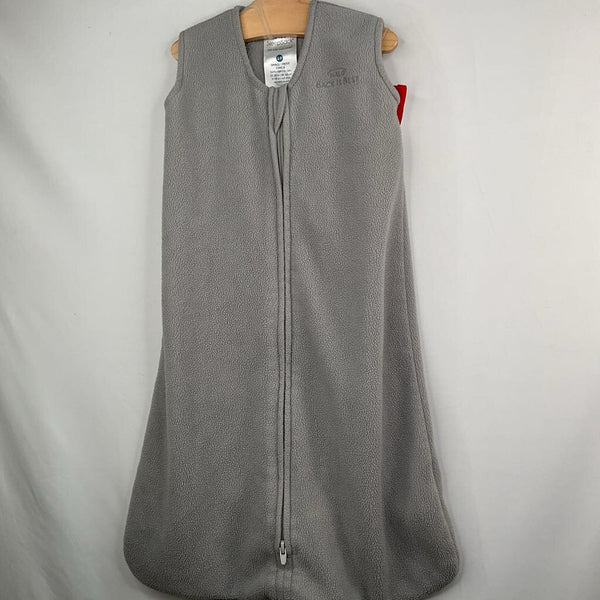 Size 0-6m (S): Halo Grey Fleece Sleepsack